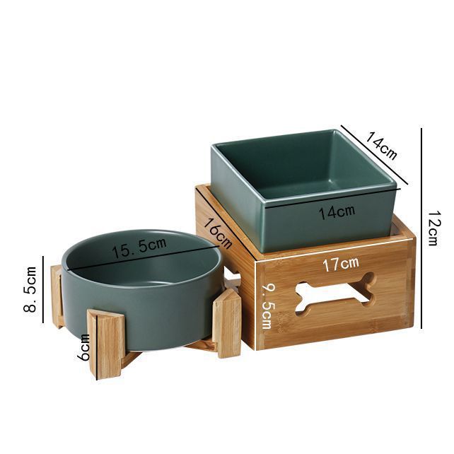 High Stand Large Capacity Ceramic Pet Bowl