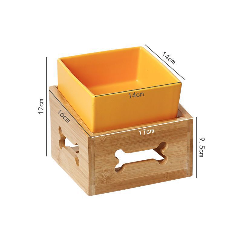 High Stand Large Capacity Ceramic Pet Bowl