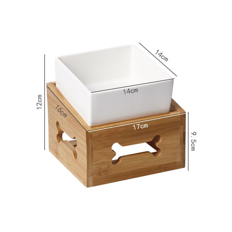 High Stand Large Capacity Ceramic Pet Bowl