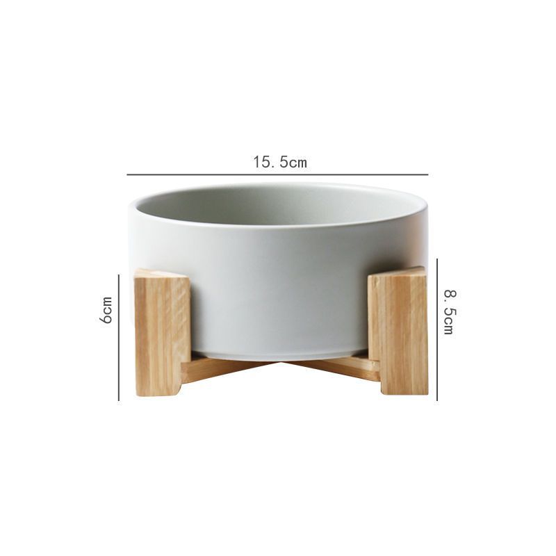 High Stand Large Capacity Ceramic Pet Bowl