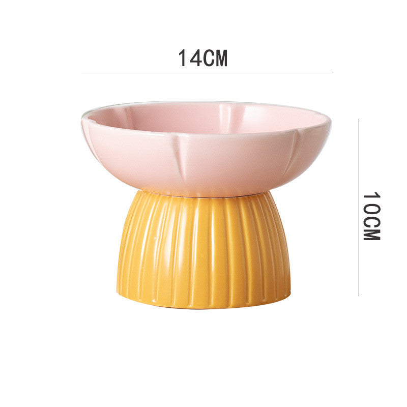 Macarons Candy Color Ceramic Pet Bowl