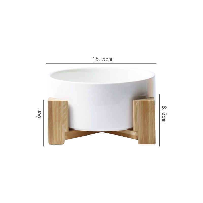 High Stand Large Capacity Ceramic Pet Bowl