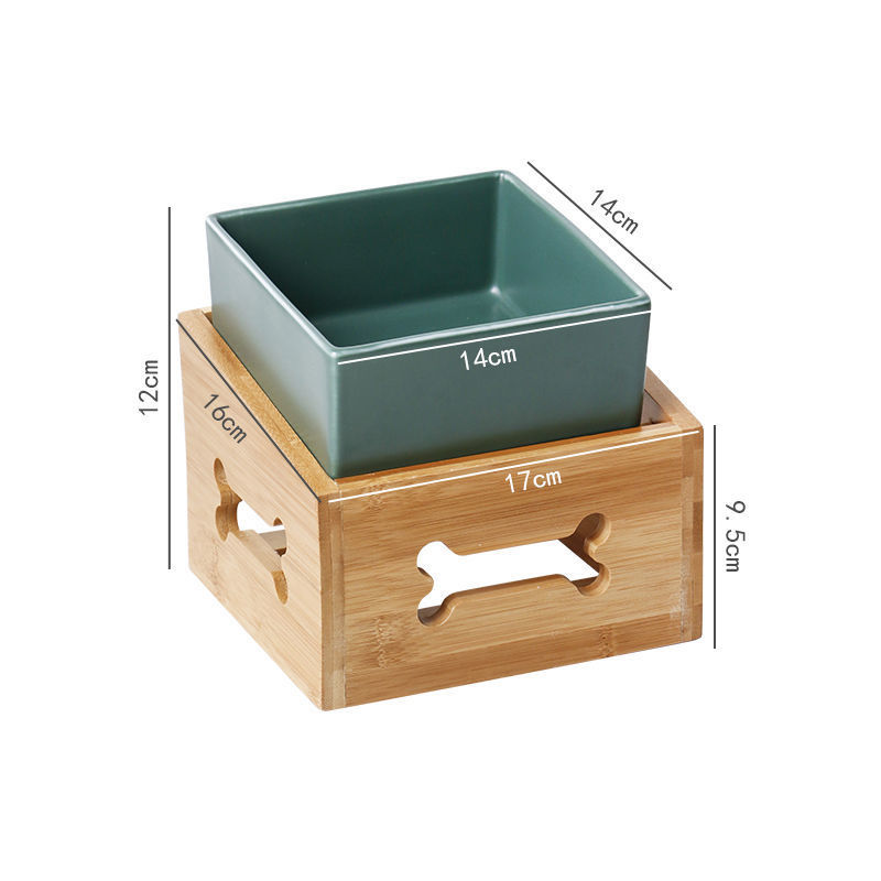 High Stand Large Capacity Ceramic Pet Bowl