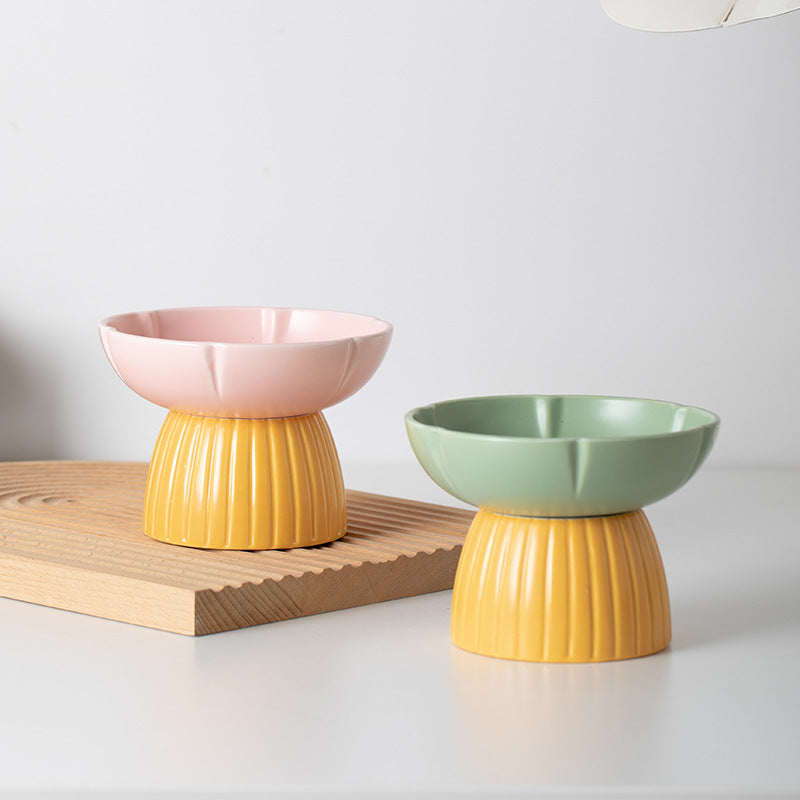 Macarons Candy Color Ceramic Pet Bowl