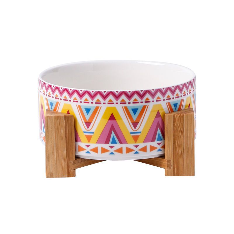 High Stand Large Capacity Ceramic Pet Bowl