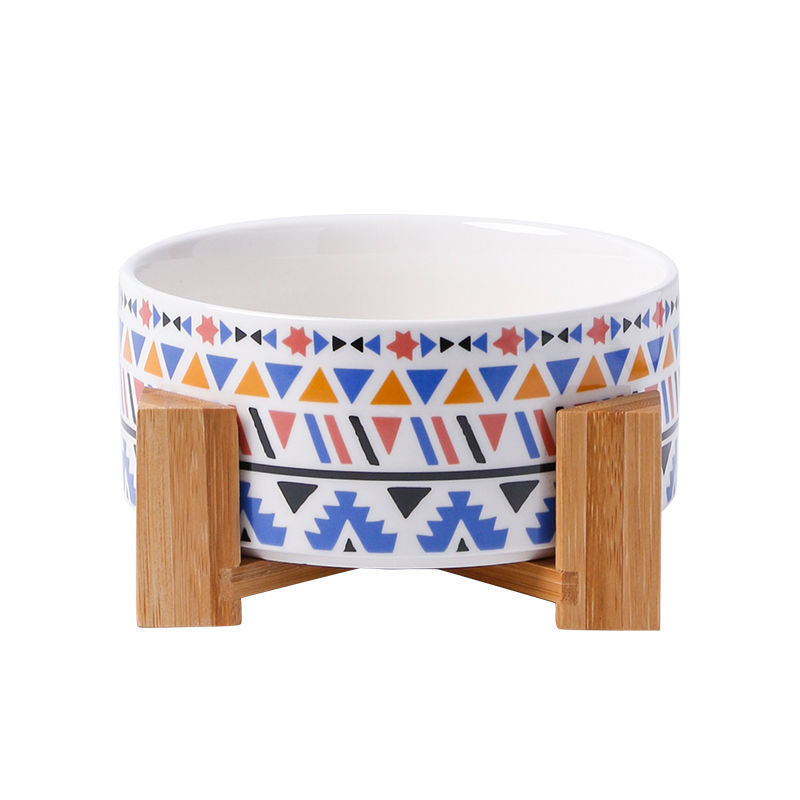 High Stand Large Capacity Ceramic Pet Bowl