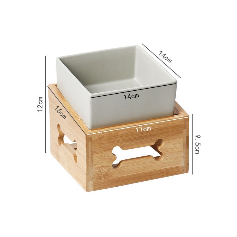 High Stand Large Capacity Ceramic Pet Bowl
