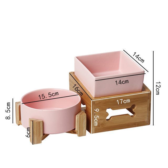 High Stand Large Capacity Ceramic Pet Bowl
